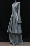 Mutedance 24 Autumn and Winter Waist Silk Dress/Pants MD-MD24FW100-blue MD24FW94